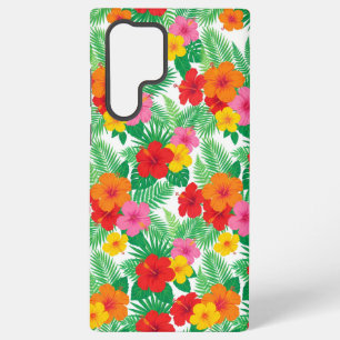 Tropical Hibiscus Paradise   Vibrant Summer Floral Samsung Galaxy Case