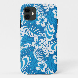 Tropical Hibiscus Pattern iPhone 11 Case