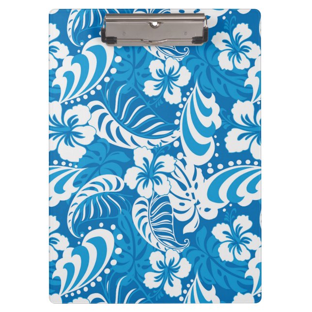 Tropical Hibiscus Pattern Clipboard (Front)