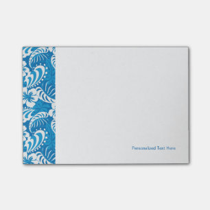 Tropical Hibiscus Pattern Post-it Notes