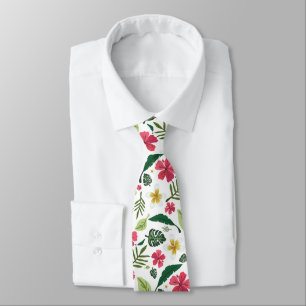 Tropical Hibiscus Tie
