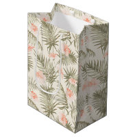 Tropical Hisbiscus Palm Tree Pattern