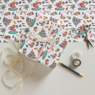 Tropical Holiday Christmas Wrapping Paper