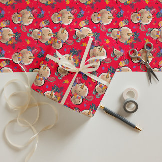 Tropical Holiday Christmas Wrapping Paper