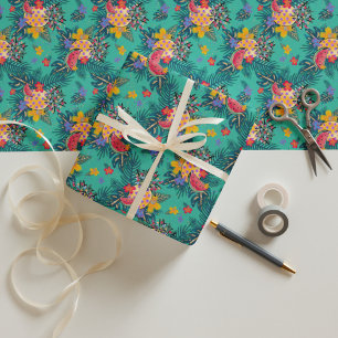 Tropical Holiday Wrapping Paper