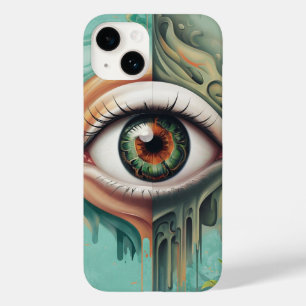 Tropical Human Eye iPhone 14 Case