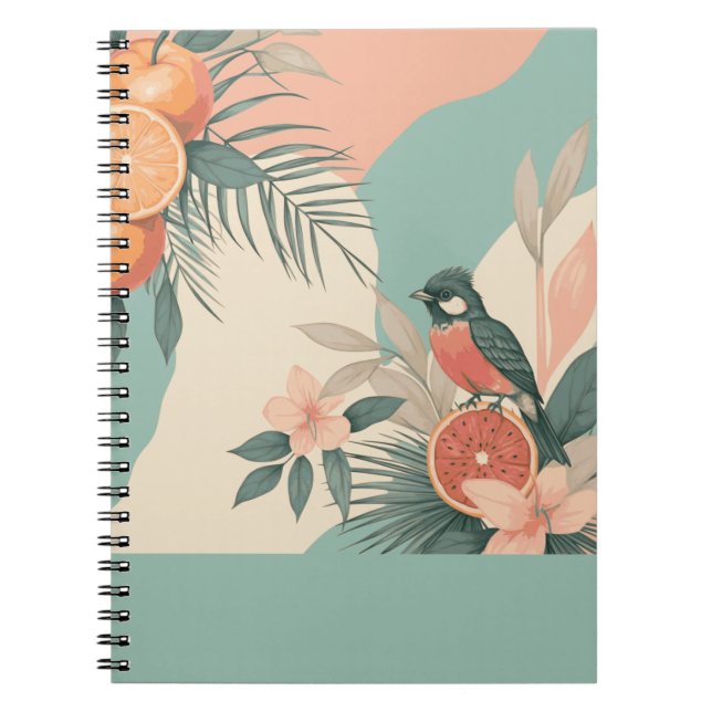 Tropical Humming Bird Notebook (Front)
