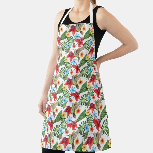 Tropical Hummingbird Apron (Insitu)