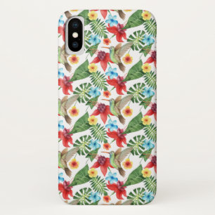 Tropical Hummingbird iPhone X Case