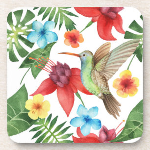 Tropical Hummingbird Coaster