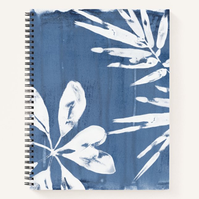 Tropical Indigo Impressions - Tropical Greenery Notebook (Front)