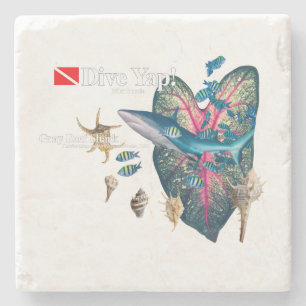 Tropical Invitation Stone Coaster