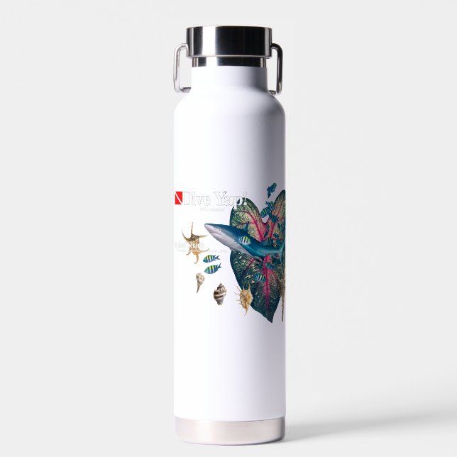 Tropical Invitation Water Bottle (Front)
