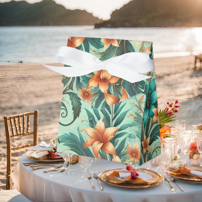 Tropical Iridescence Bowed  Favour Box (Creator Uploaded)