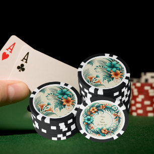 Tropical Iridescence Poker Chip