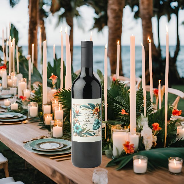 Tropical Iridescence  Wine Label (Creator Uploaded)