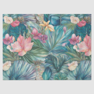 Tropical Iridescent Decoupage Tissue Craft Paper