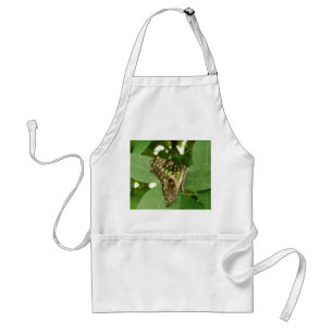 Tropical Iridescent Green Butterfly Apron