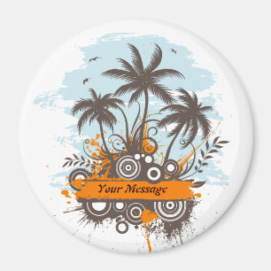 Tropical Island 1 Magnet
