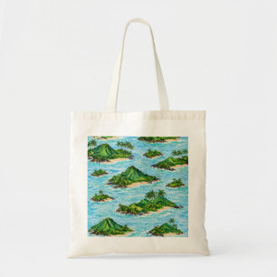 Tropical Island Archipelago Tote Bag