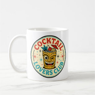 Tropical Island Bar Retro Design Coffee Mug