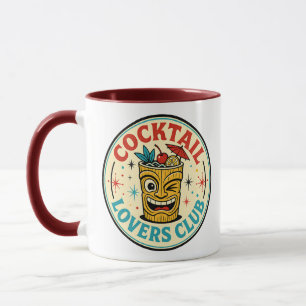 Tropical Island Bar Retro Design Mug