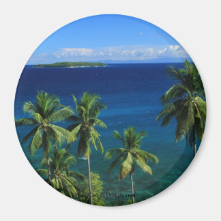 Tropical Island Beach Magnet