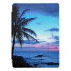 Tropical Island Beach Ocean Pink Blue Sunset Photo