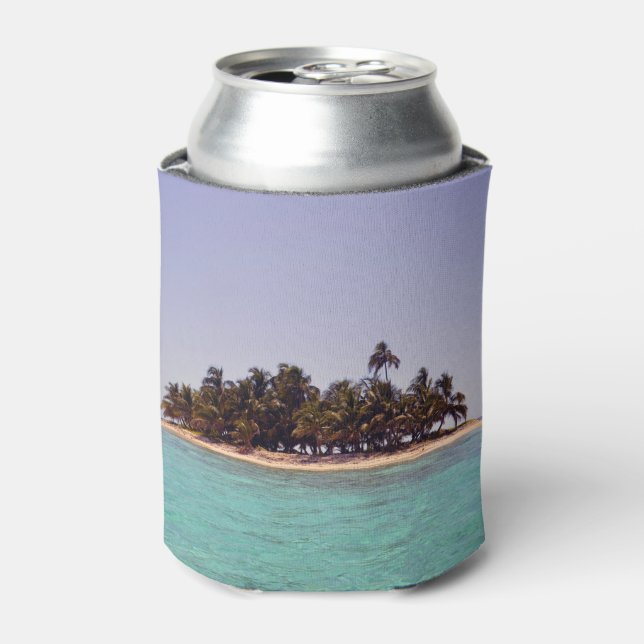 Tropical Island Can Cooler (Can Front)