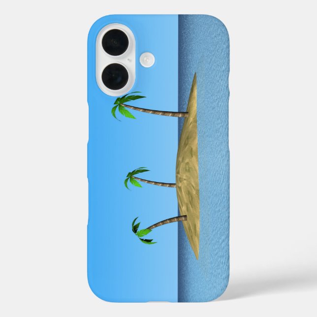tropical island Case-Mate iPhone case (Back)