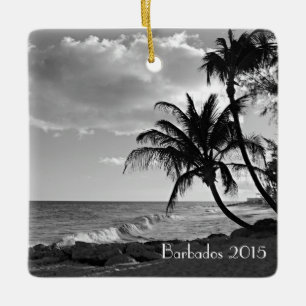 Tropical Island Christmas Ornament - Customise
