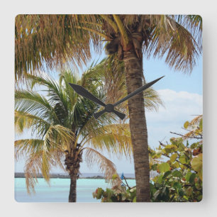 Tropical Island Clock