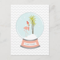 Tropical Island Flamingo Christmas - Pink