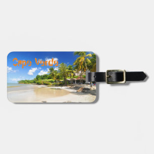 Tropical island in Cape Verde Luggage Tag
