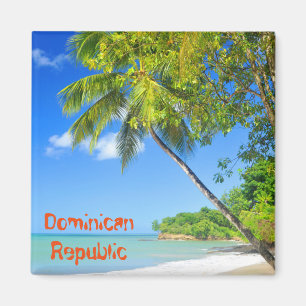 Tropical island in Dominican Republic Magnet