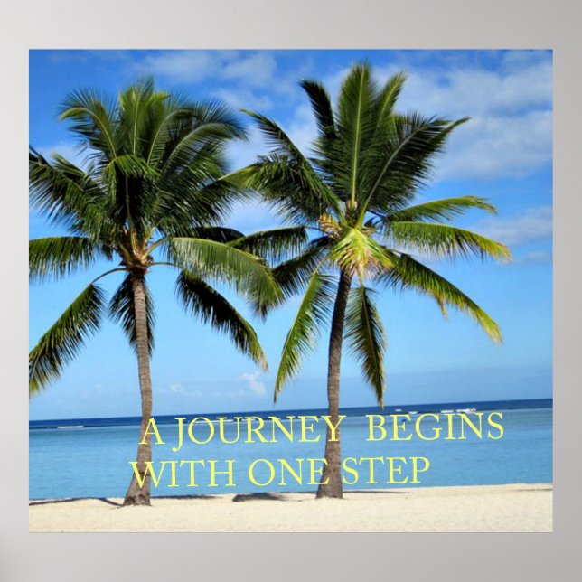 Tropical Island Journey Inspire Poster (Front)
