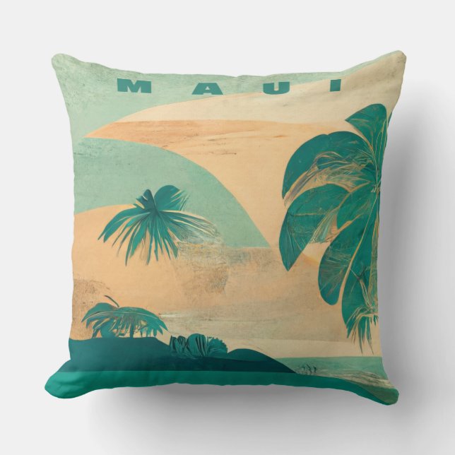 Tropical Island maui Cushion (Front)