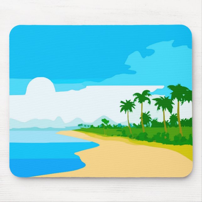 Tropical Island Mousepad (Front)