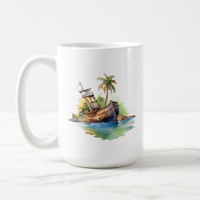 Tropical Island Mug (Left)