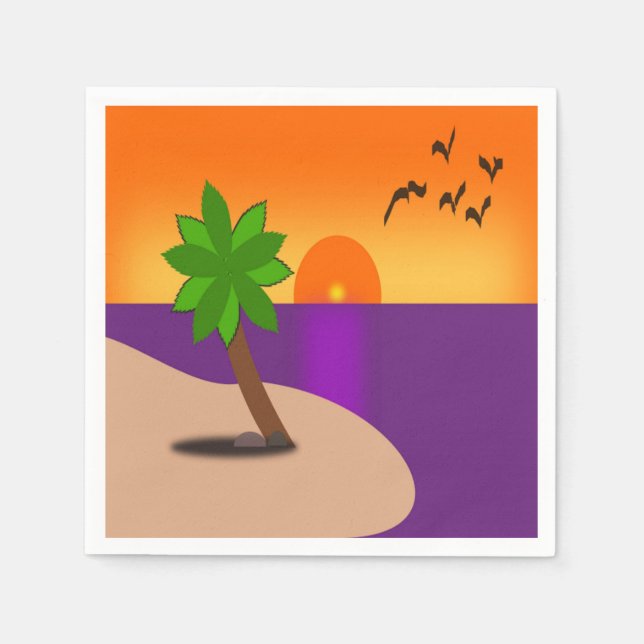 TROPICAL ISLAND NAPKIN (Front)
