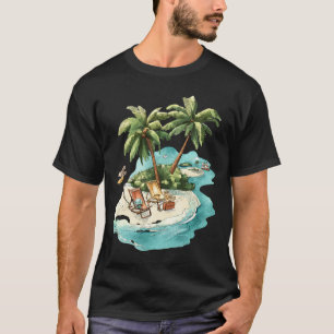 Tropical Island Paradise Graphic T-Shirt – Relaxin
