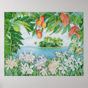 Tropical Island Poster