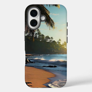 Tropical Island Scenery iPhone 16 Case