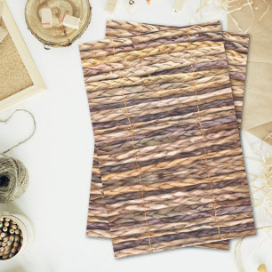 tropical island style beach rustic woven wicker tissue paper