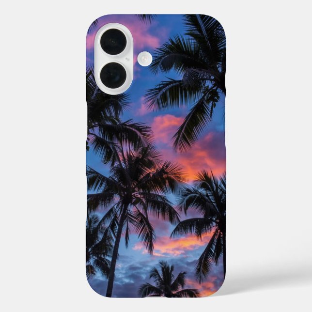 Tropical Island Sunset Landscape Case-Mate iPhone Case (Back)