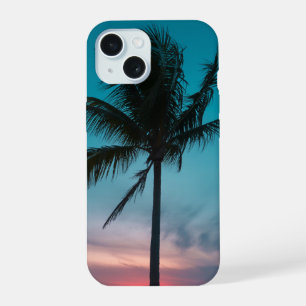 Tropical Island Sunset Landscape iPhone 15 Case