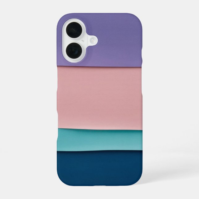 Tropical Island Sunset Landscape iPhone 16 Case (Back)