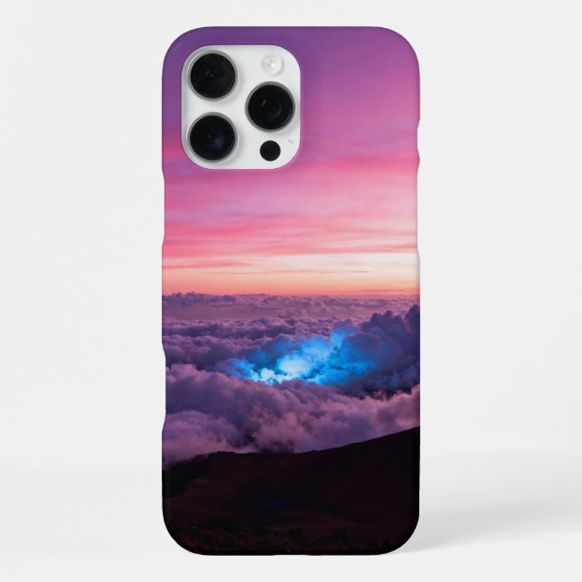 Tropical Island Sunset Landscape iPhone Case (Back)