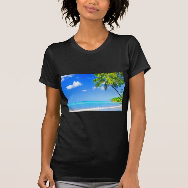 Tropical island T-Shirt (Front)