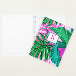 Tropical Island Vibes   2026 Monogram Planner